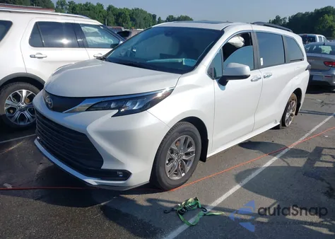 2025 Toyota Sienna Xle из США, поврежденный, VIN 5TDJRKEC9SS246876